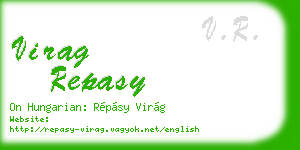 virag repasy business card